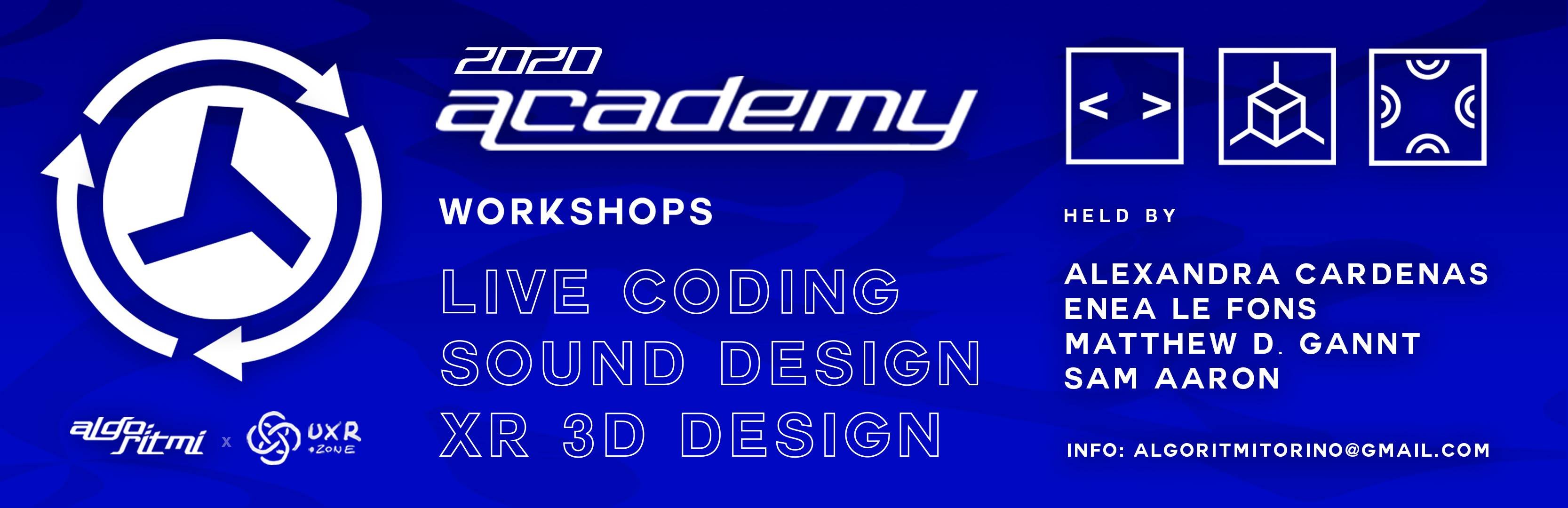 2020 ACADEMY — VR Live Coding Workshops — 1 May 2020